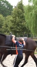 Jongensdroom voor voltigeur