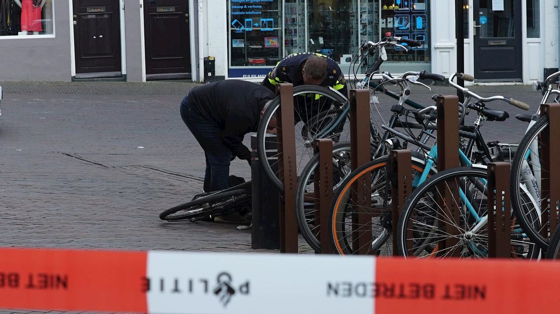 Het bleek om een oude fietsaccu te gaan