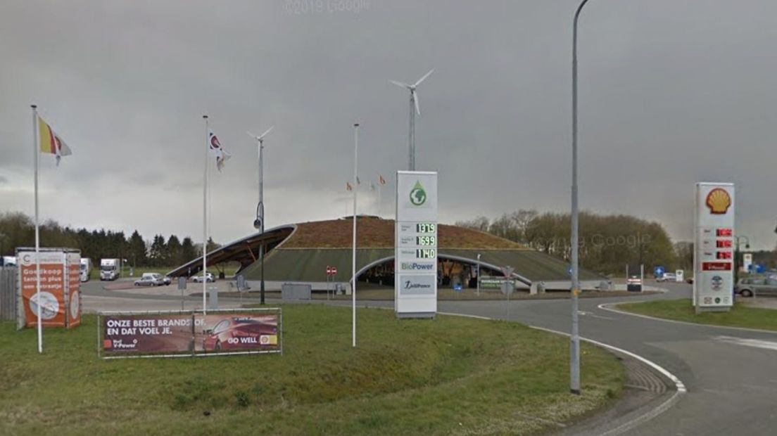 Tankstation Green Planet mag uitbreiden (Rechten: Google Streetview)