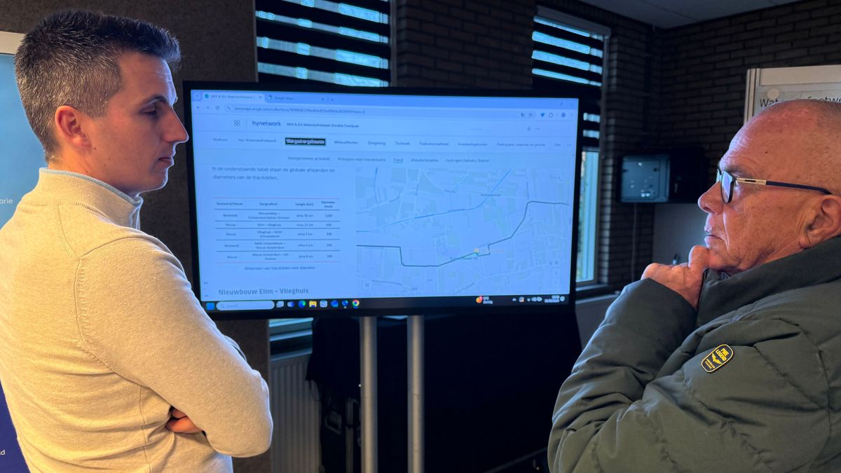 Aftakking waterstofnet Elim-Emmen: ‘Waterstof heeft hogere explosiegrens’