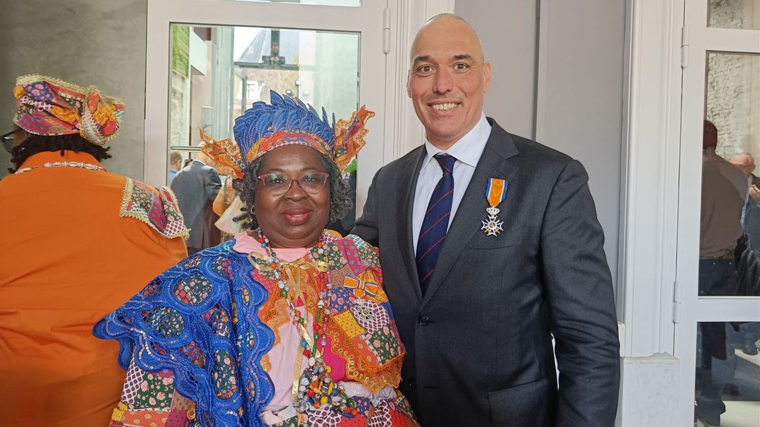 Jurriaan Wouters (links) en Maritha Kitaman