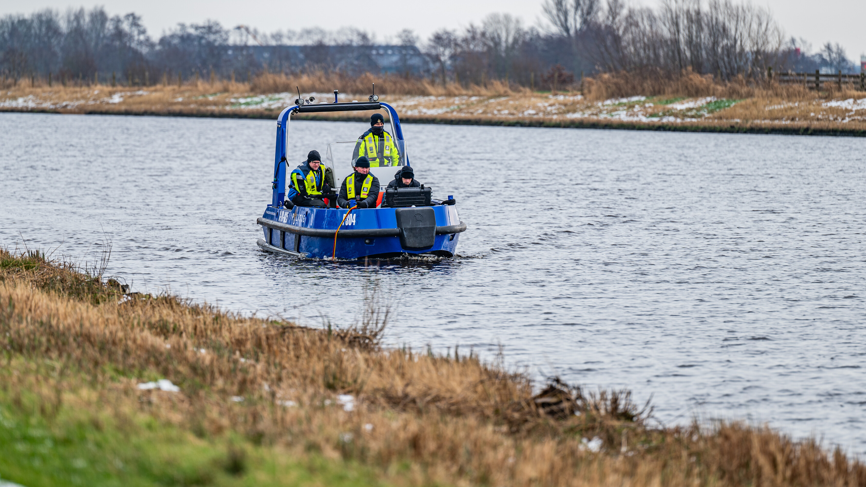 In plysjeboat op it Prinses Margrietkanaal