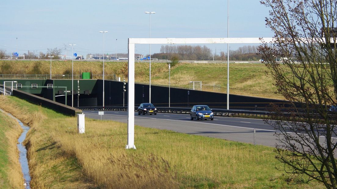A58 Vlaketunnel snelweg