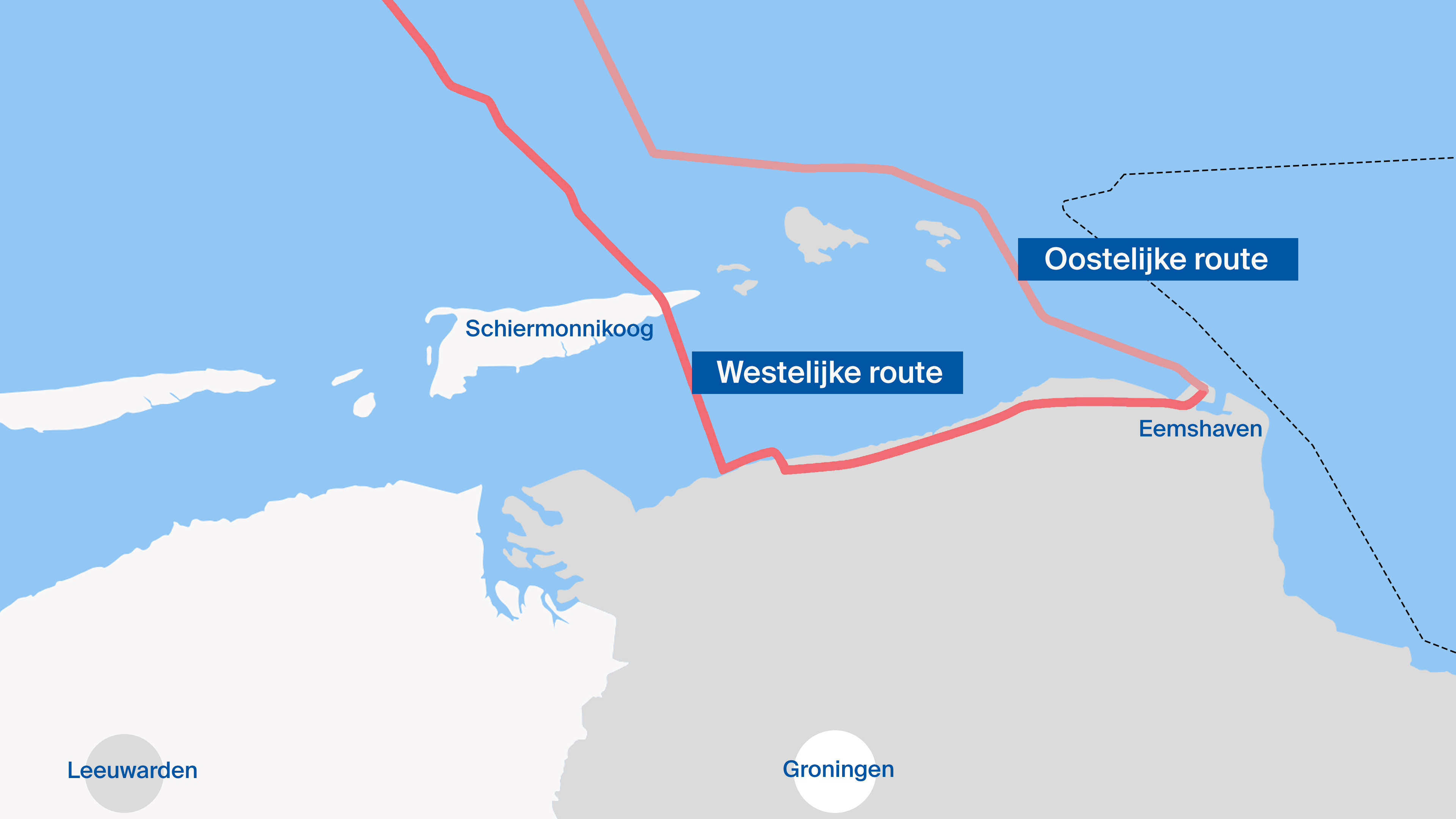 De minister kiest voor de westelijke route, terwijl bestuurders uit het noorden liever een oostelijke route willen