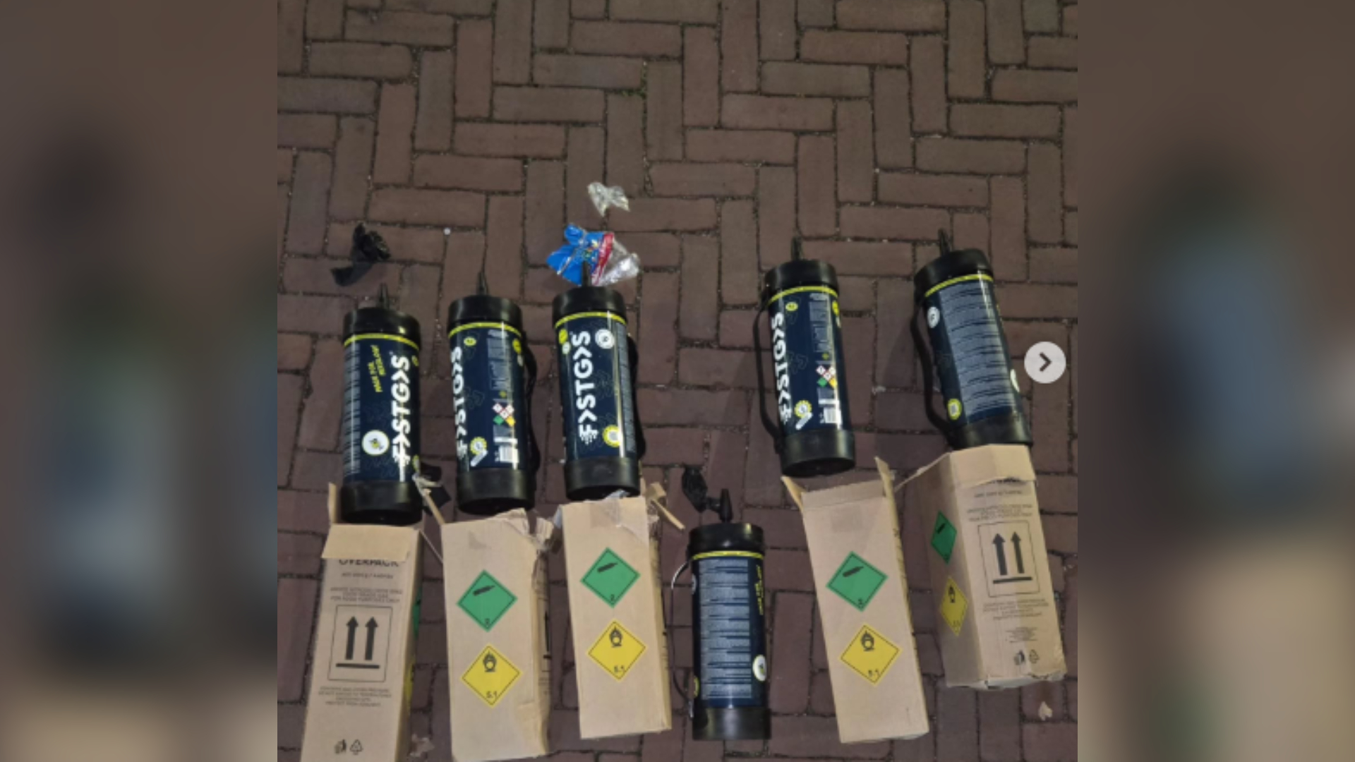 Buurtbewoner ziet persoon met lachgasfles, verdachte aangehouden
