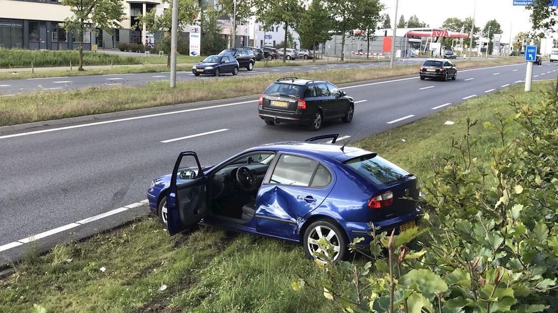 Ongeval met die auto's in Oldenzaal