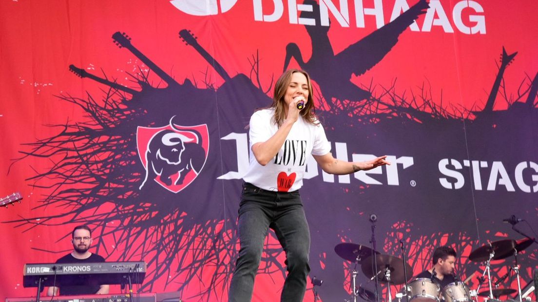 Melanie C. op Parkpop Saturday Night