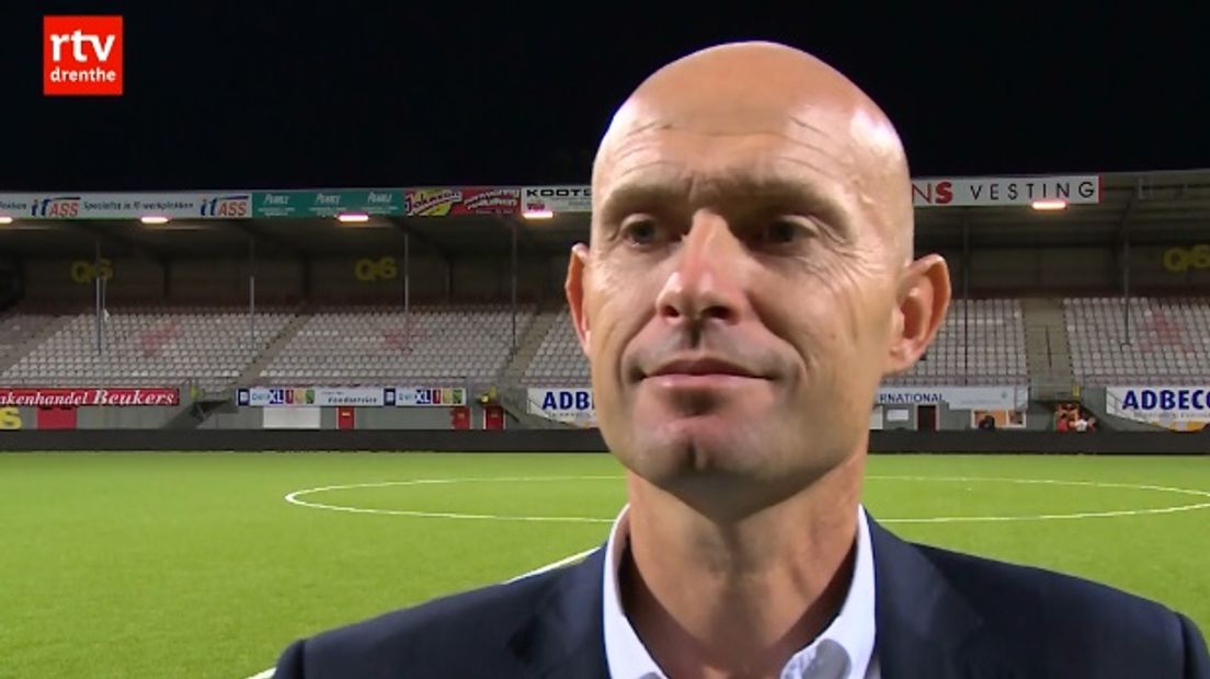 Marcel Keizer was trainer bij FC Emmen (Rechten: Archief RTV Drenthe)