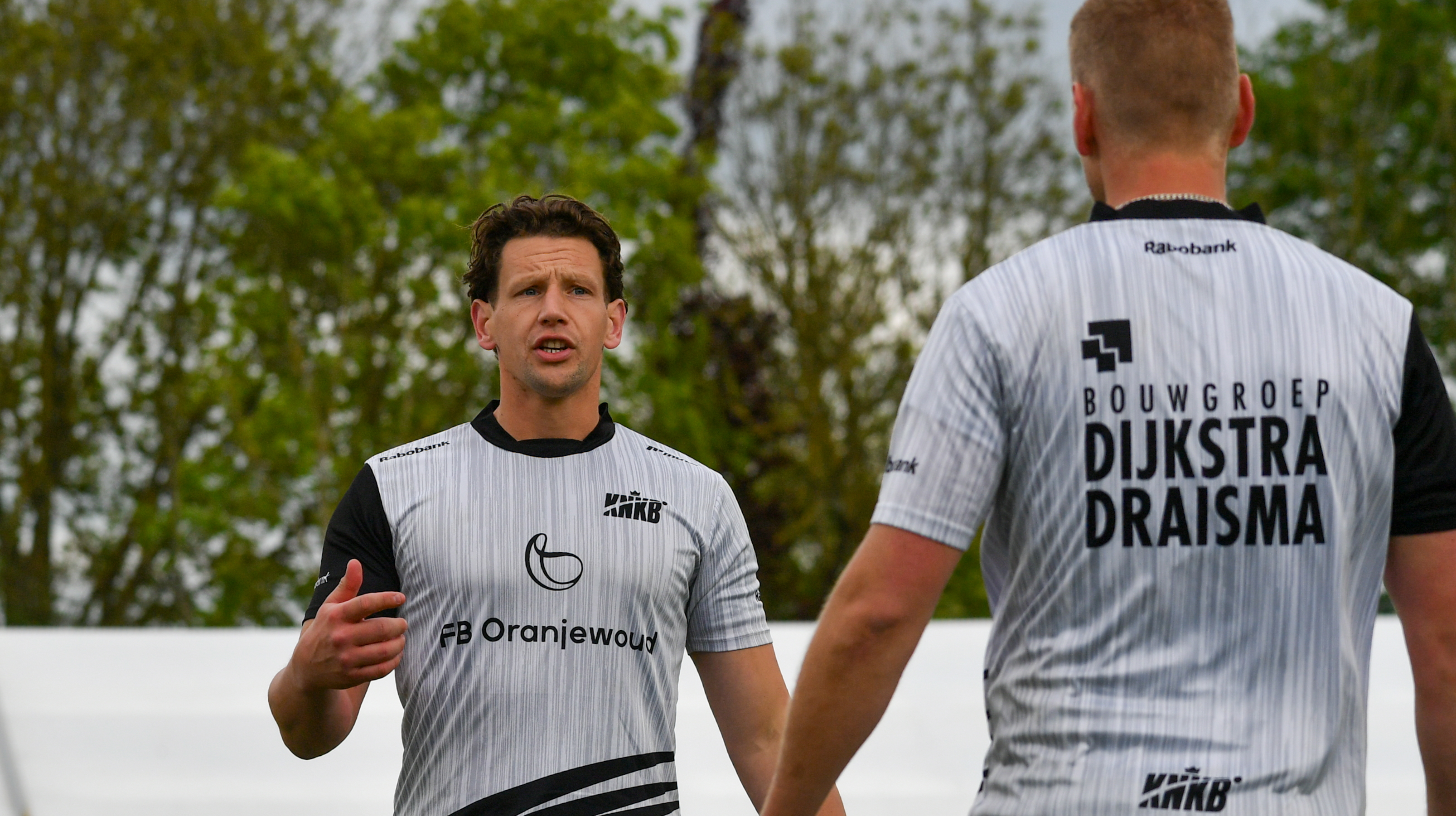 Marten Bergsma mei syn nije achterynse Erwin Zijlstra