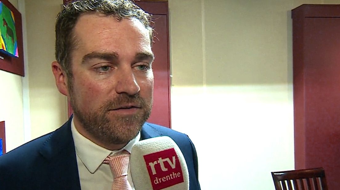 Staatssecretaris Dijkhoff (Rechten: archief RTV Drenthe)