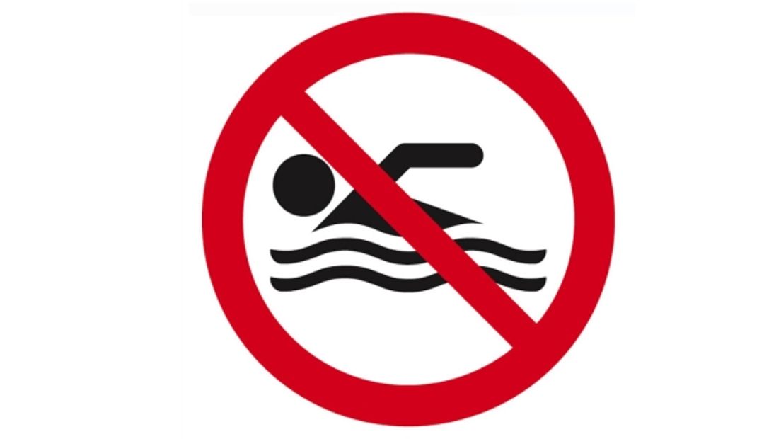 Verboden te zwemmen