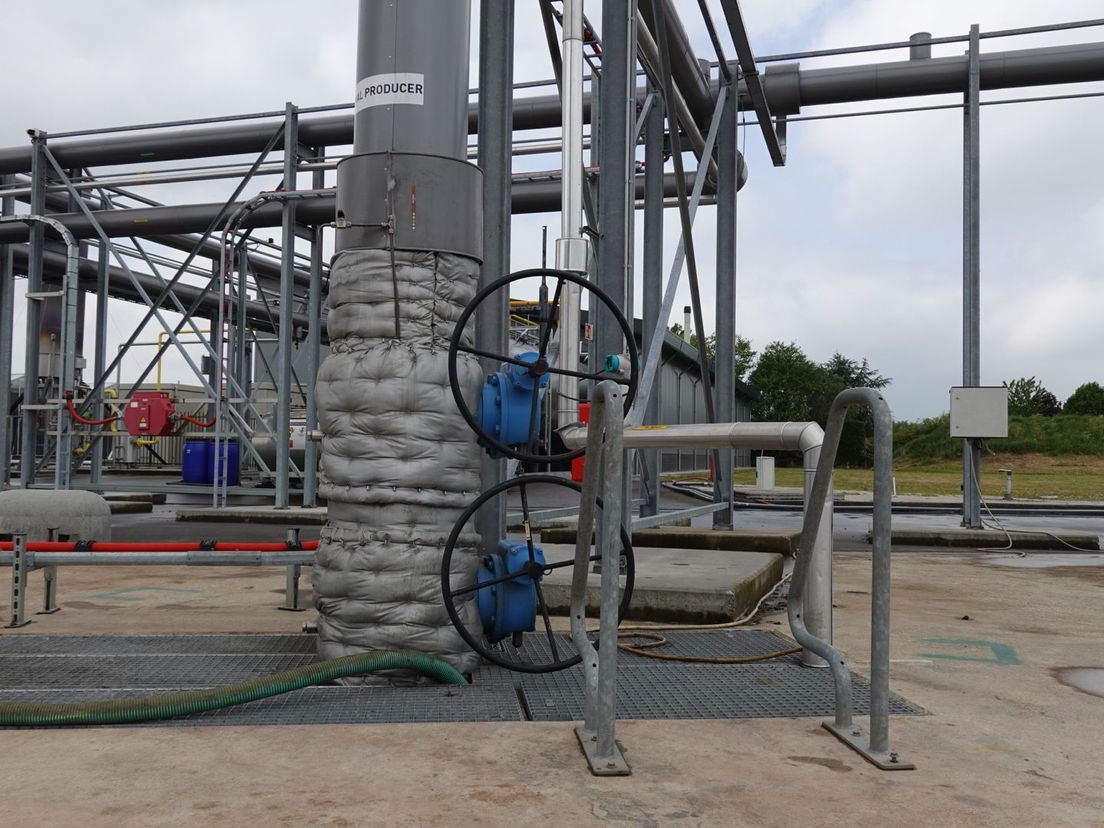 Dit is de plek waar de aardwarmte wordt opgepompt