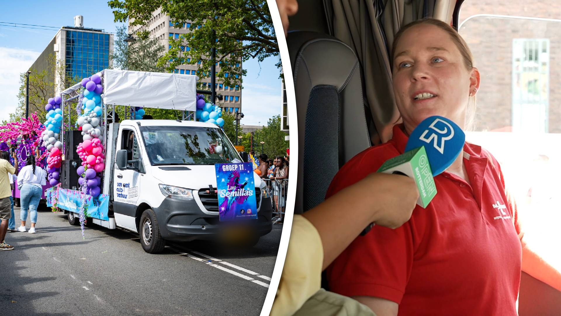 Het is de tweede keer dat Herma een praalwagen bestuurt