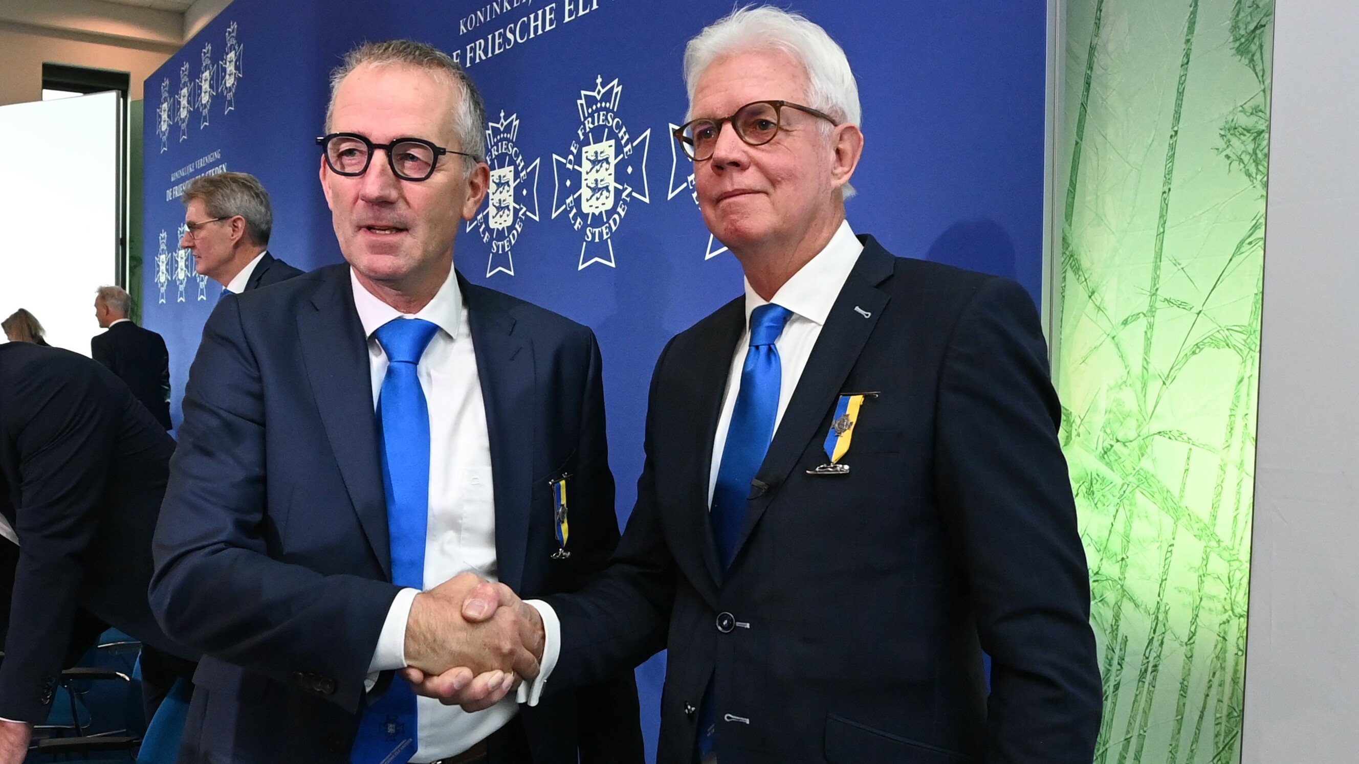 Jan Bakker (l) en Wiebe Wieling (r)