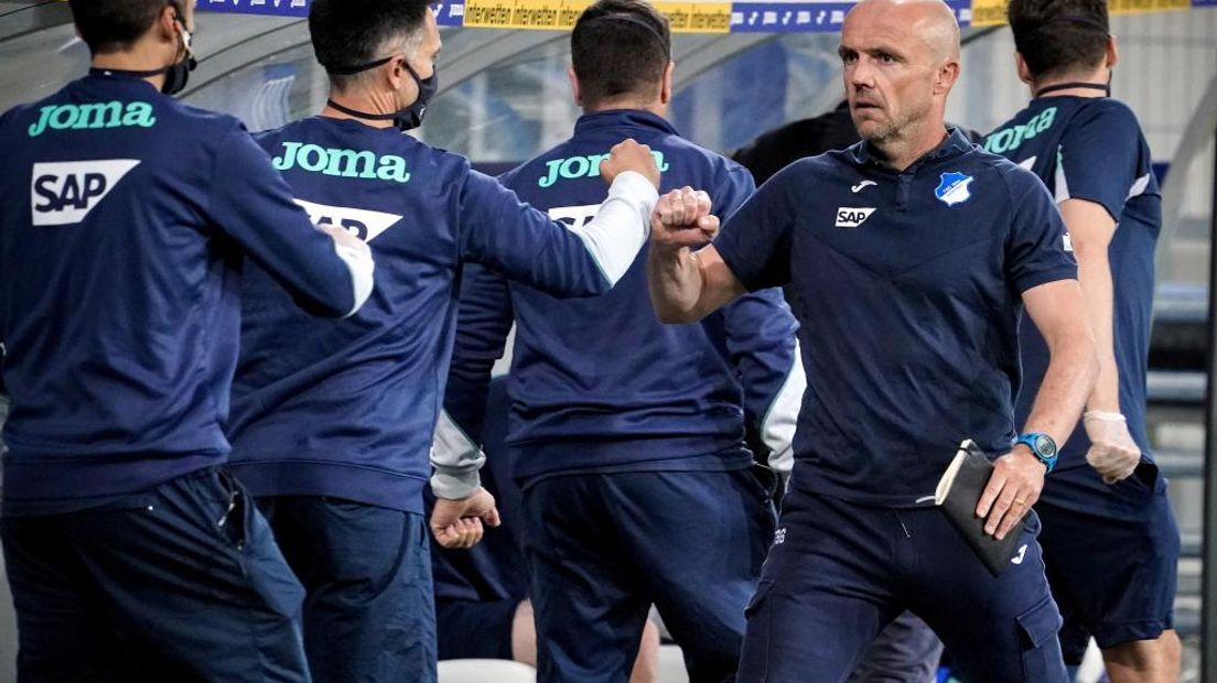 Trainer Alfred Schreuder weg bij Hoffenheim.