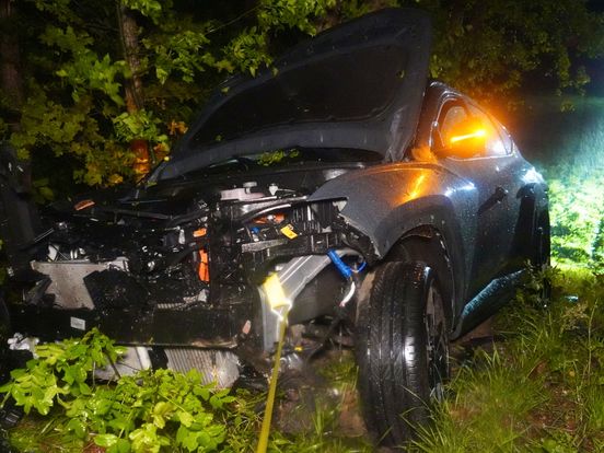Bestuurder gewond nadat auto van de weg raakt