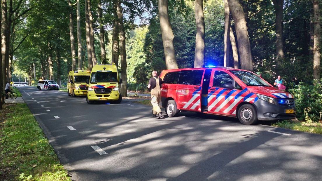 Het slachtoffer is met spoed naar het ziekenhuis gebracht