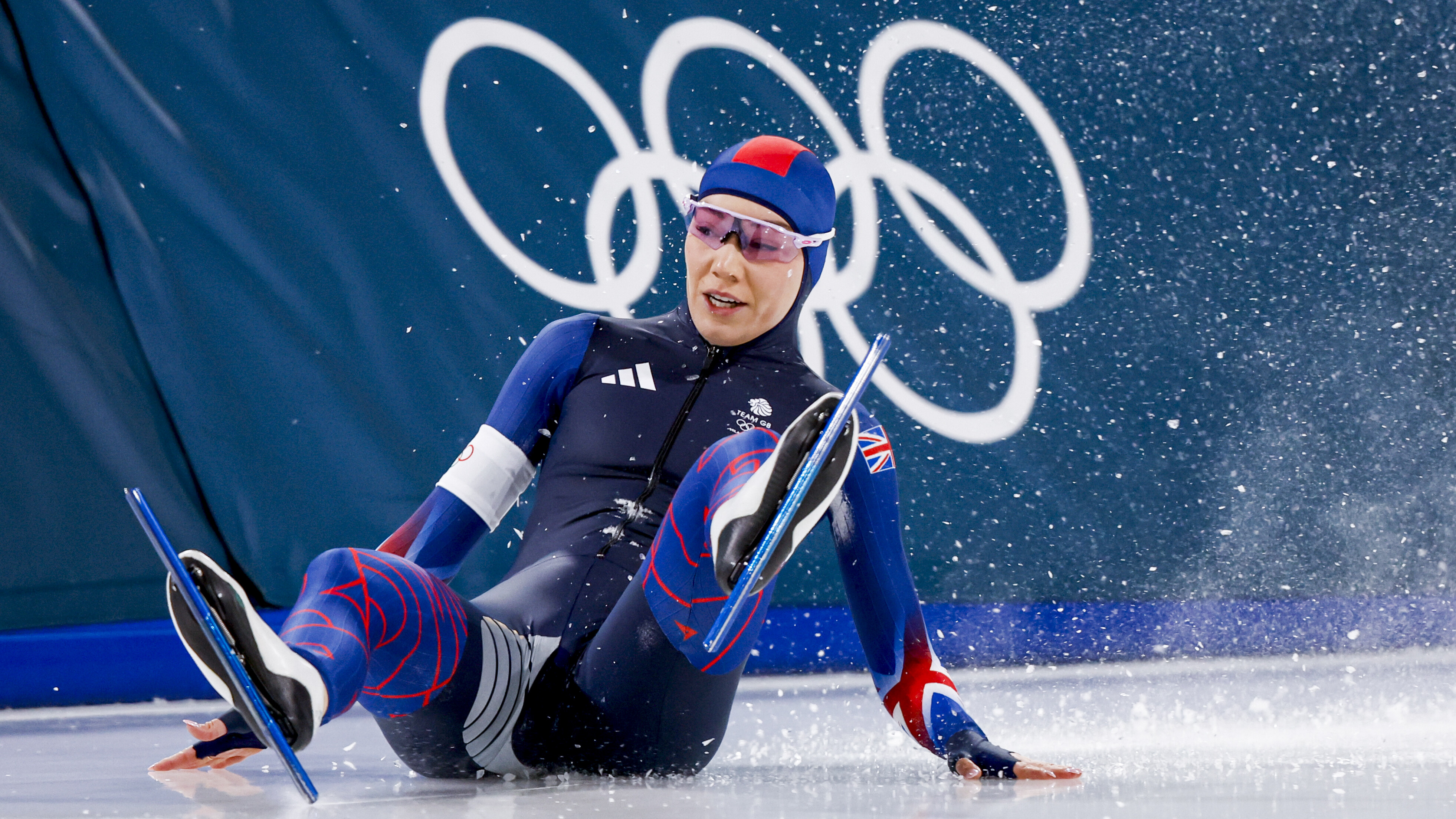 Smeding giet ûnderút nei har rit op de 500 meter, se wurdt úteinlik 25e