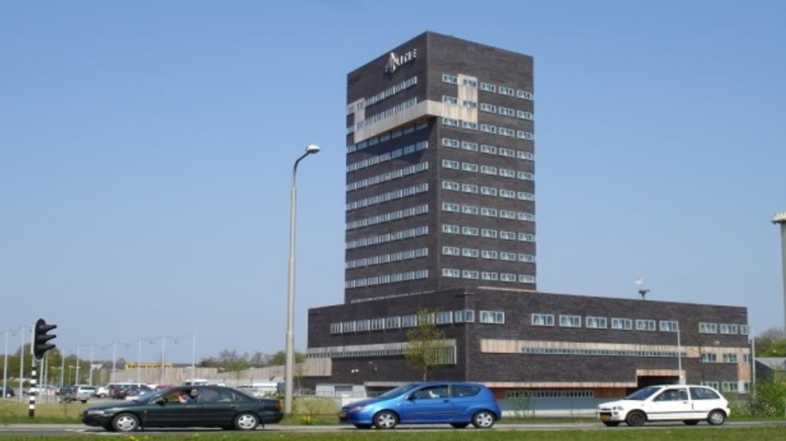 De politie toren in Assen