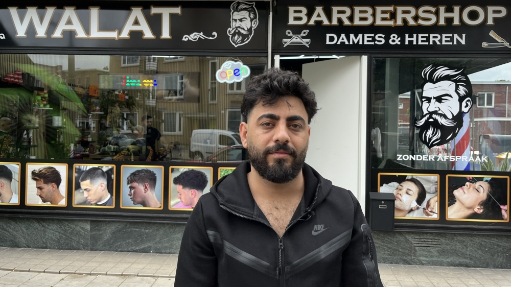 Walat Alibrahim zegt al bedreigd te worden sinds hij zijn eigen zaak opende.