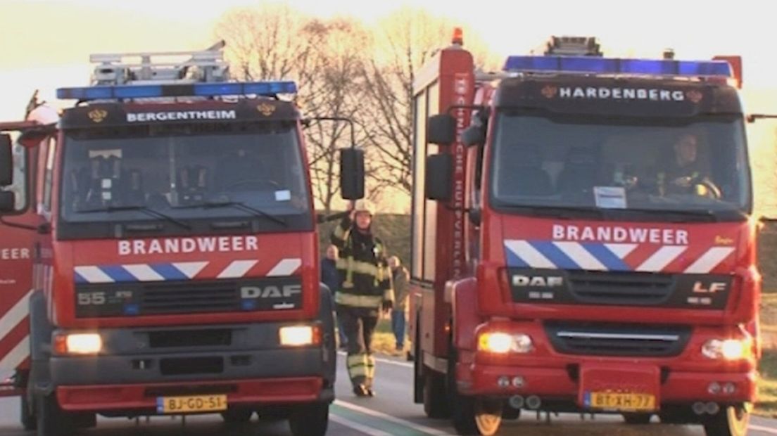 Ongeval op N36 bij Ommen