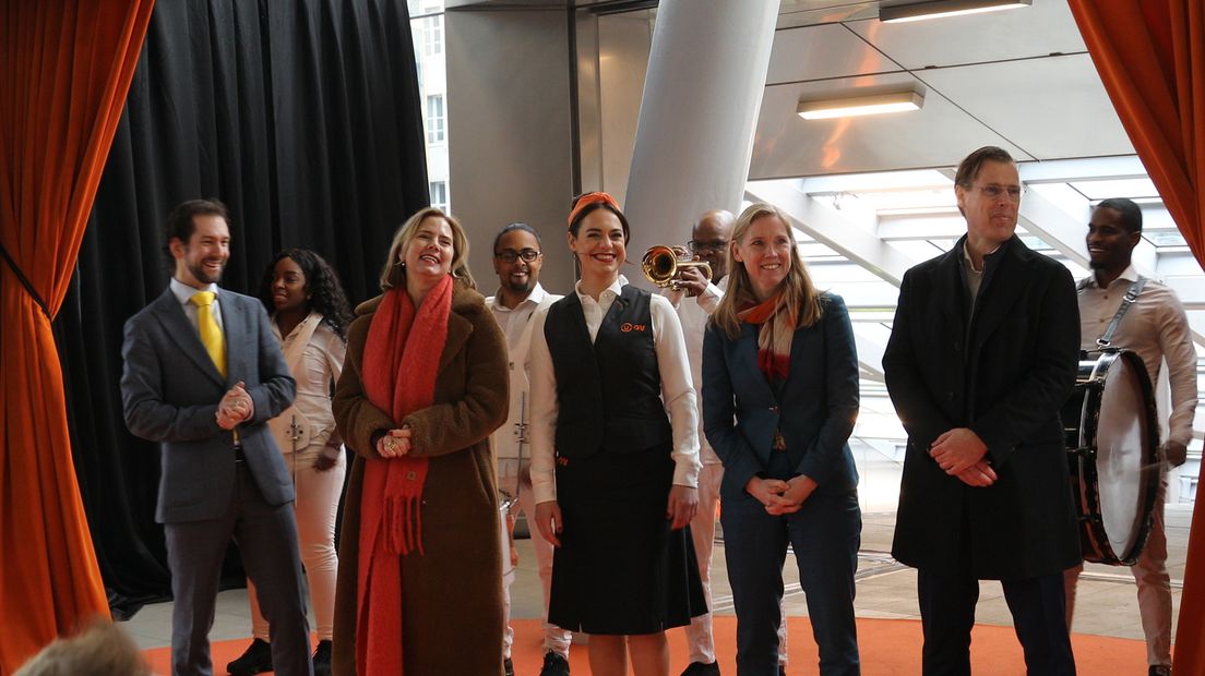 Een sobere bijeenkomst op Utrecht Centraal.