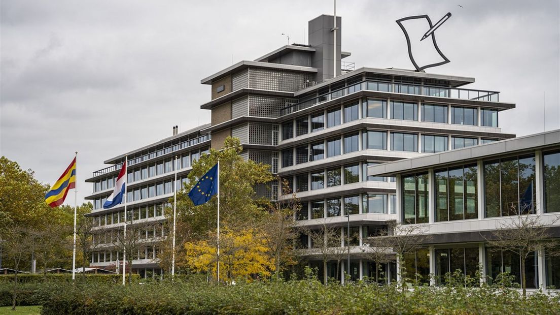 Het provinciehuis in Zwolle