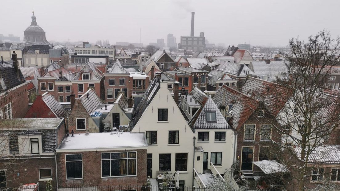 Witte daken in Leiden