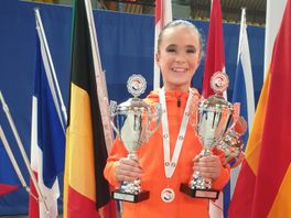 Twirlingsensatie uit Katwijk: Isabel (12) is al drie keer Europees kampioen, droomt van wereldtitel