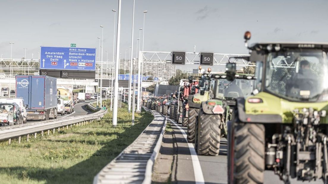 In oktober 2019 trokken duizenden boeren al op de trekker naar Den Haag.