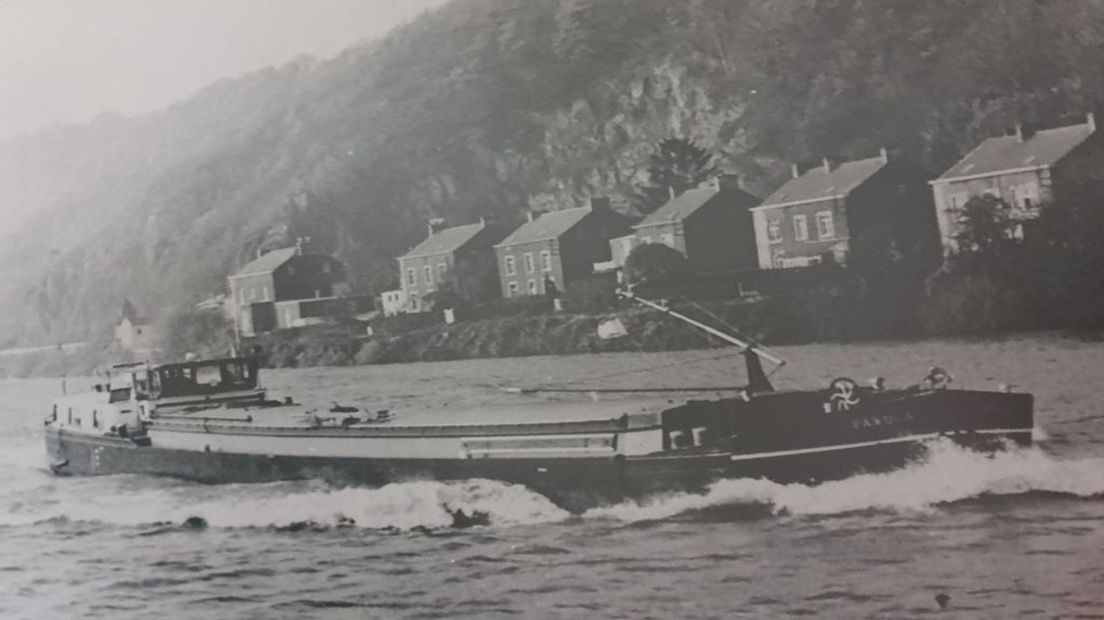 Het schip waarmee Meine over de Europese wateren voer