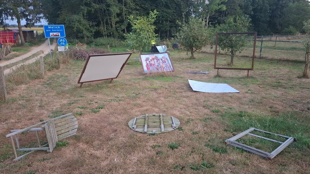 Duizenden euro’s schade na vernieling kunstwerken in Melick