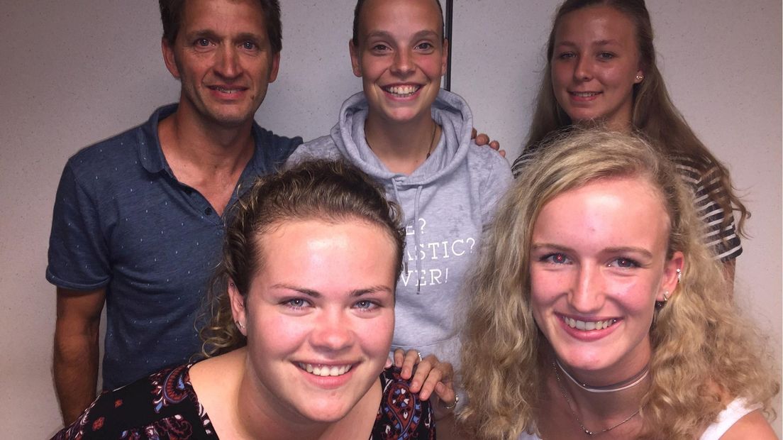 René, Kim, Esther, Lotte en Joelle