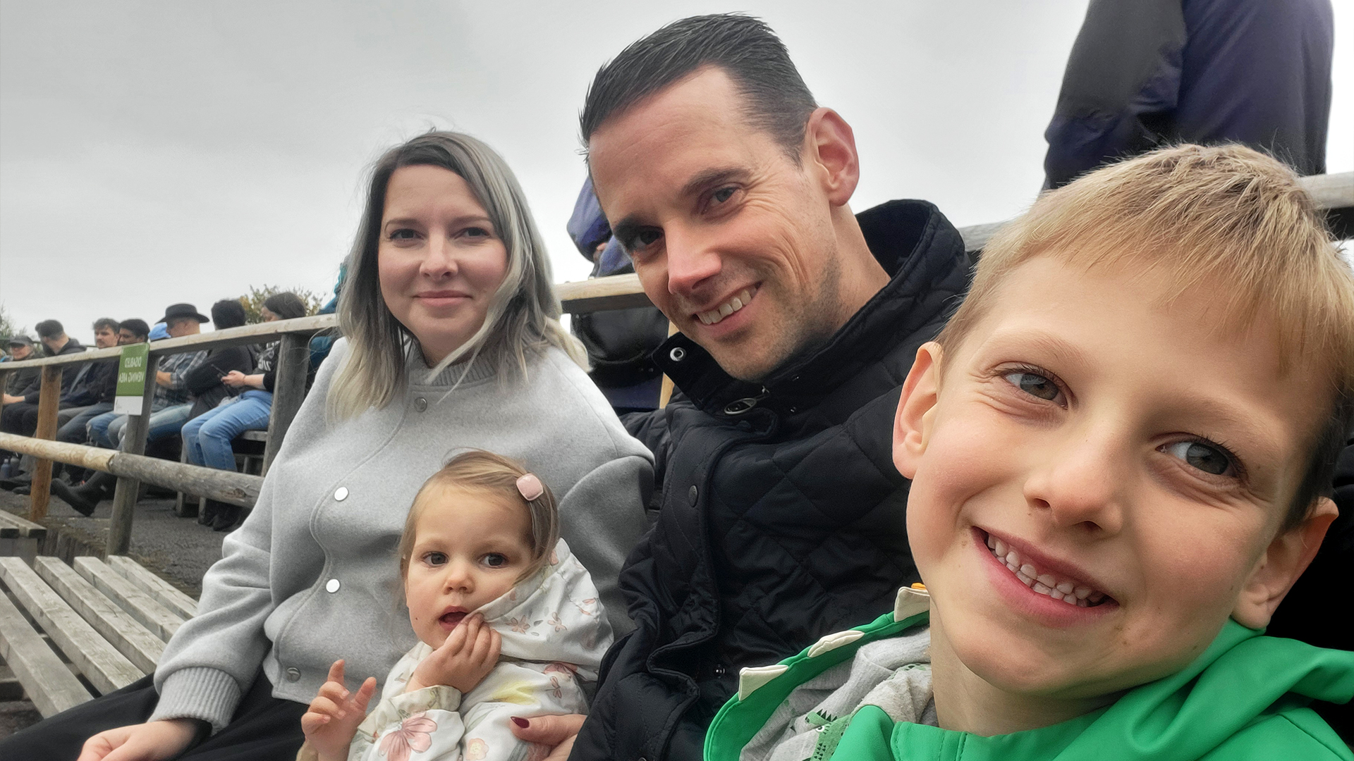 Emma, Lily, Sytze en Jamie (v.l.n.r.)