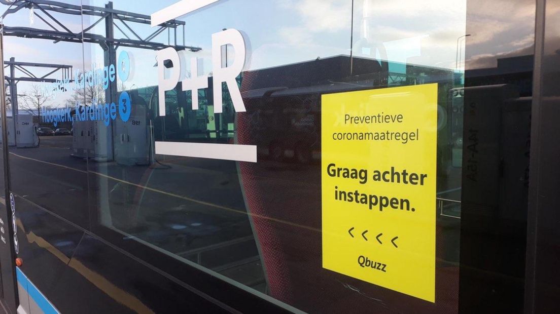 Ook in lijn 15 naar Zernike moeten studenten achter instappen