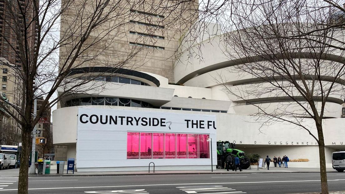 Het Guggenheim museum aan Fith Avenue in New York