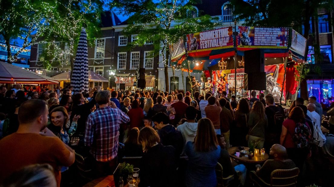 Jazzfestival op de Grote Markt