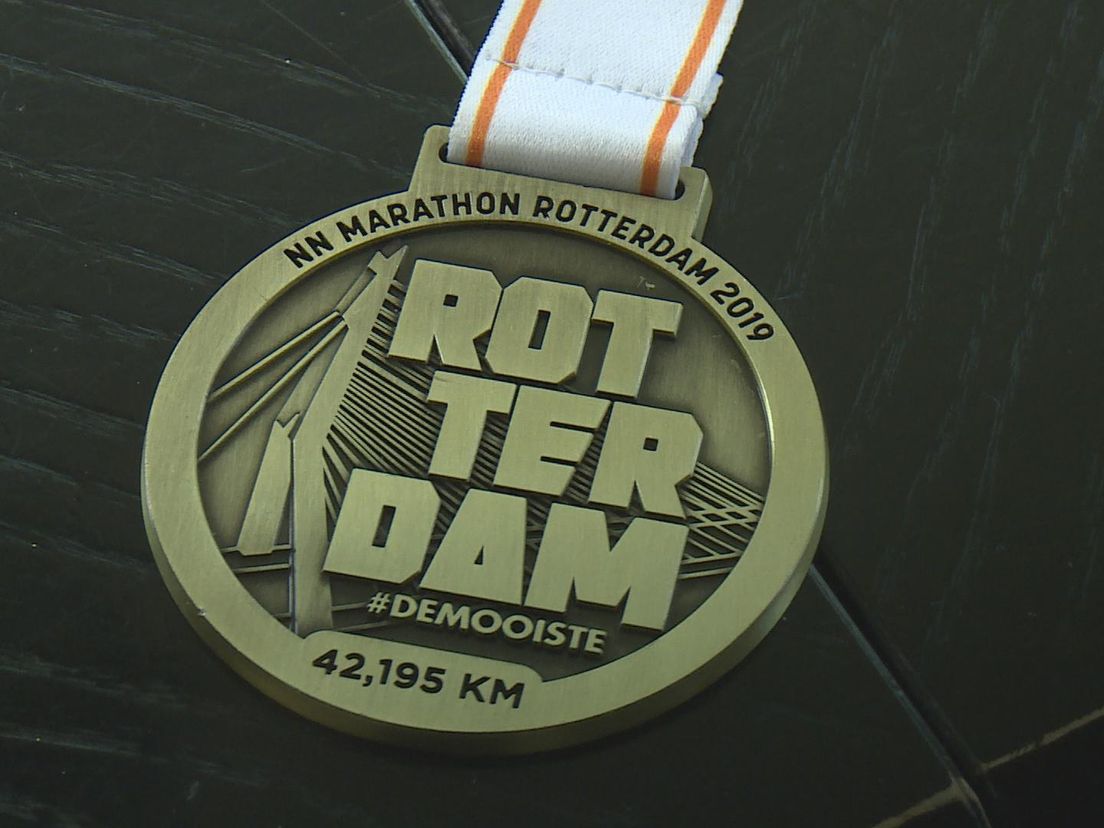 Medaille van de Marathon Rotterdam 2019