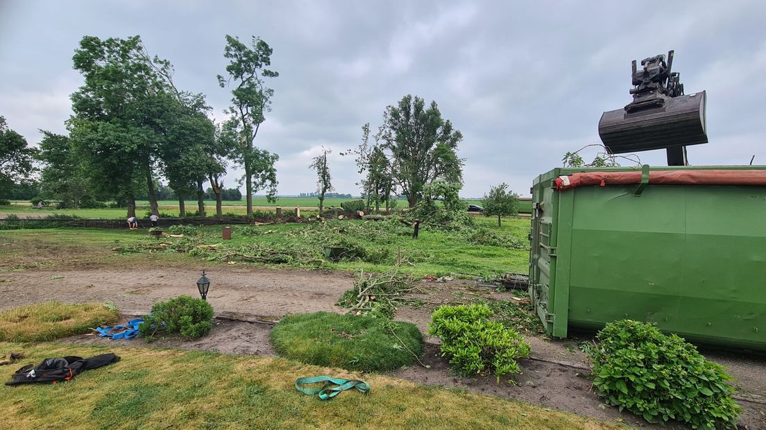 Aanzienlijke schadepost Kampen na storm