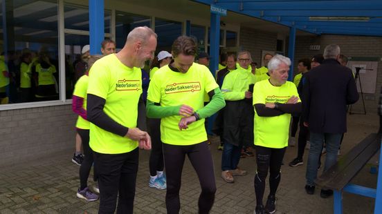 Lopers rennen de Nedersaksenlijn in de kijker