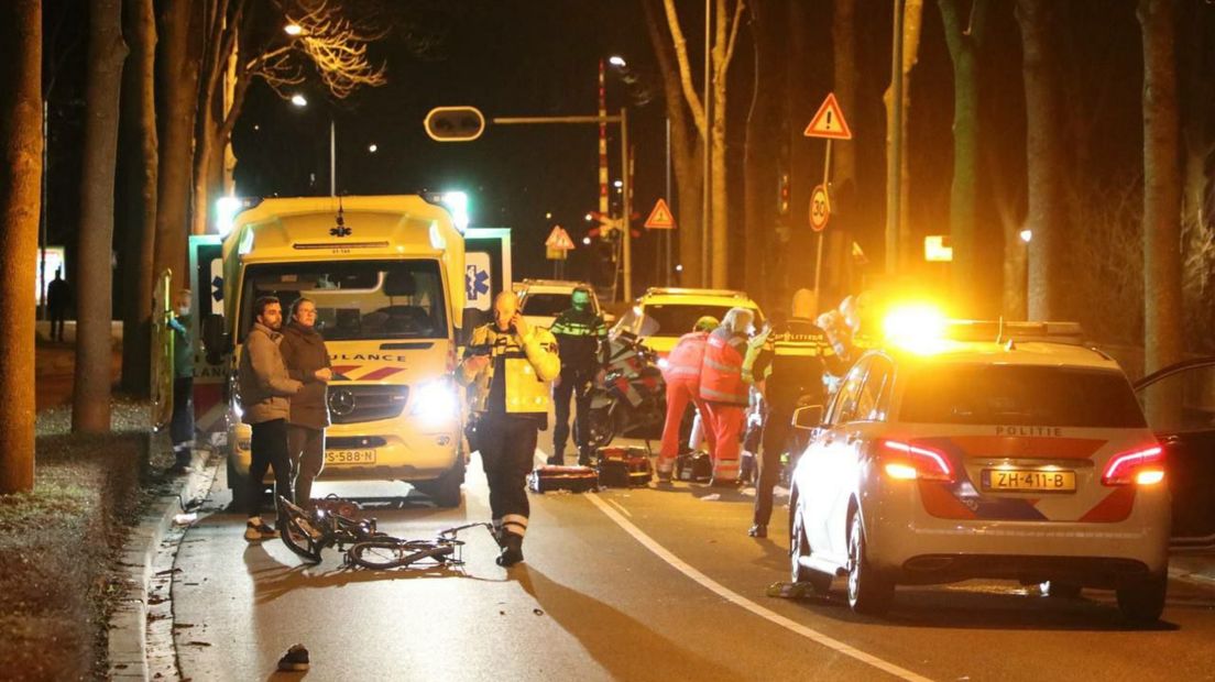 De aangereden fietser raakte ernstig gewond