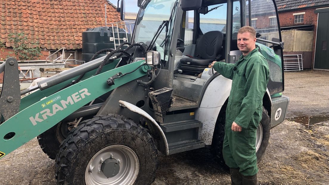 Jan Pieter van Tilburg en zijn elektrische shovel