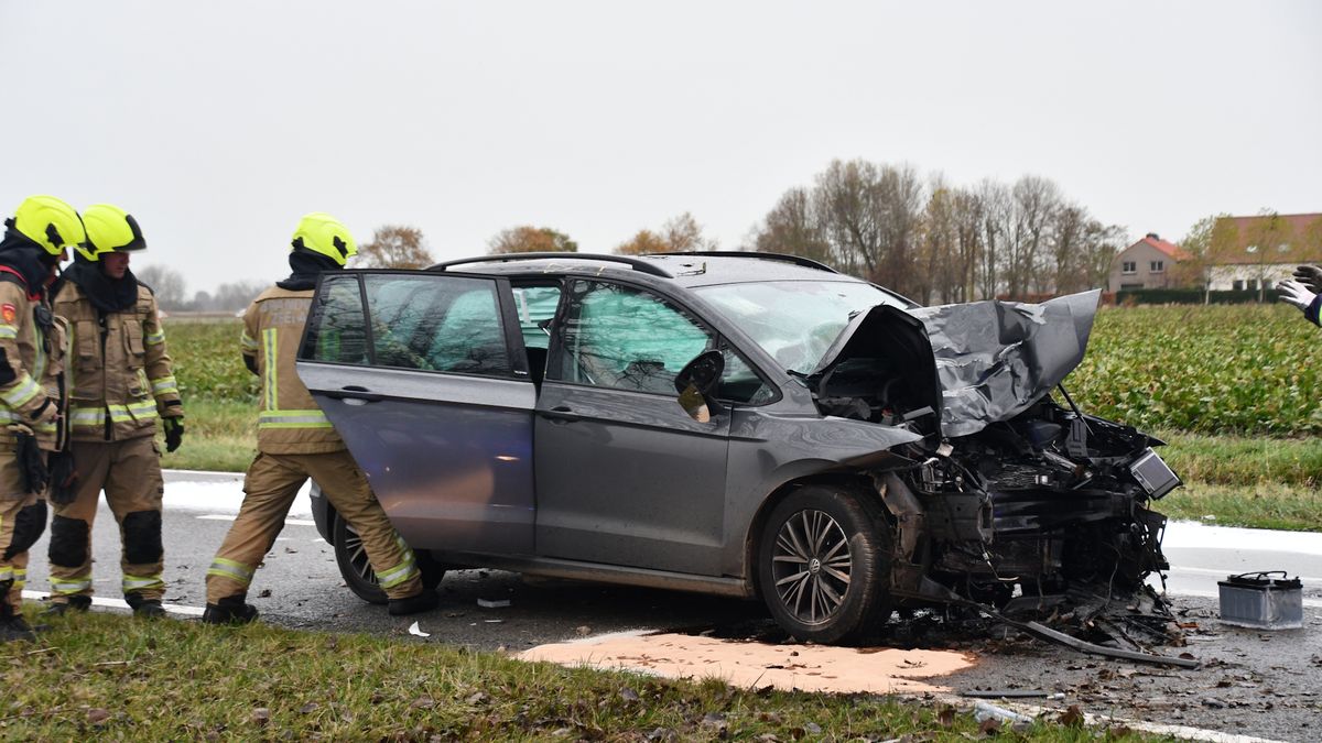 Automobilist gewond na botsing tegen boom bij Zuidzande