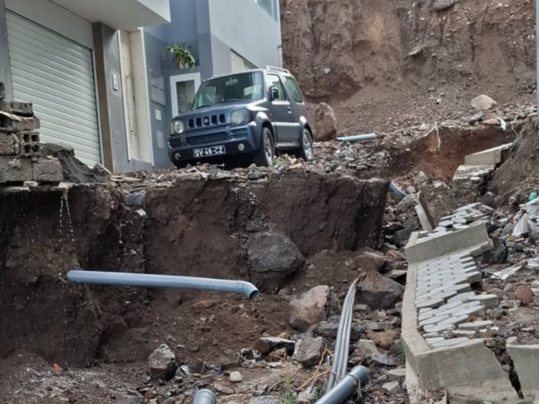 De schade in Kaapverdië is groot.