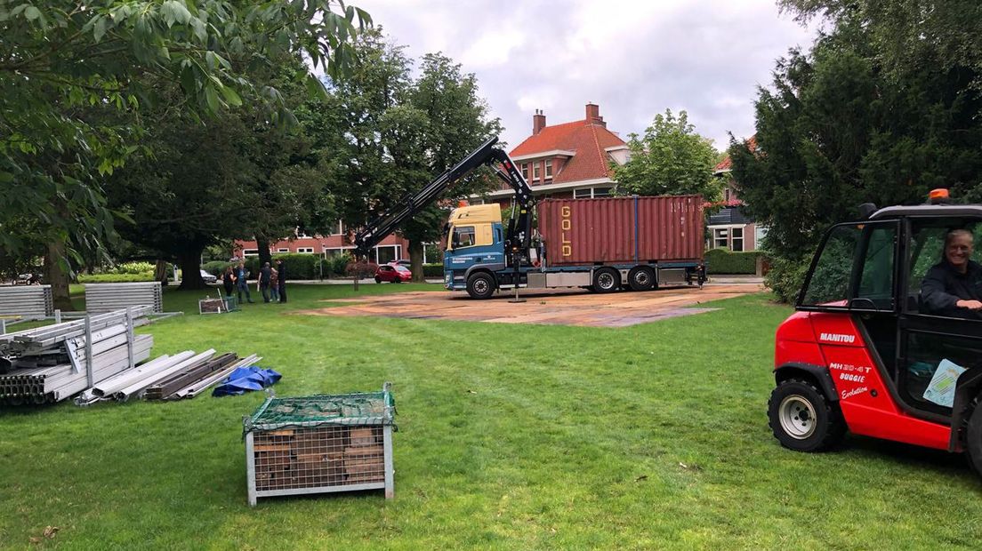 Noorderzon wordt opgebouwd
