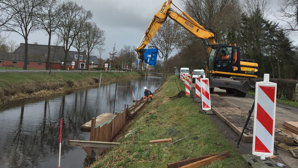 Spoedreparatie moet kade van Hoofddiep bij Zevenhuizen redden