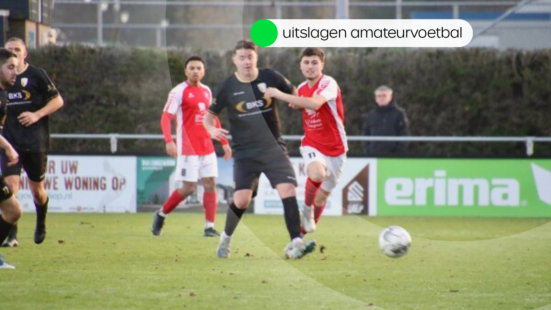 Uitslagen amateurvoetbal zondag 22 februari