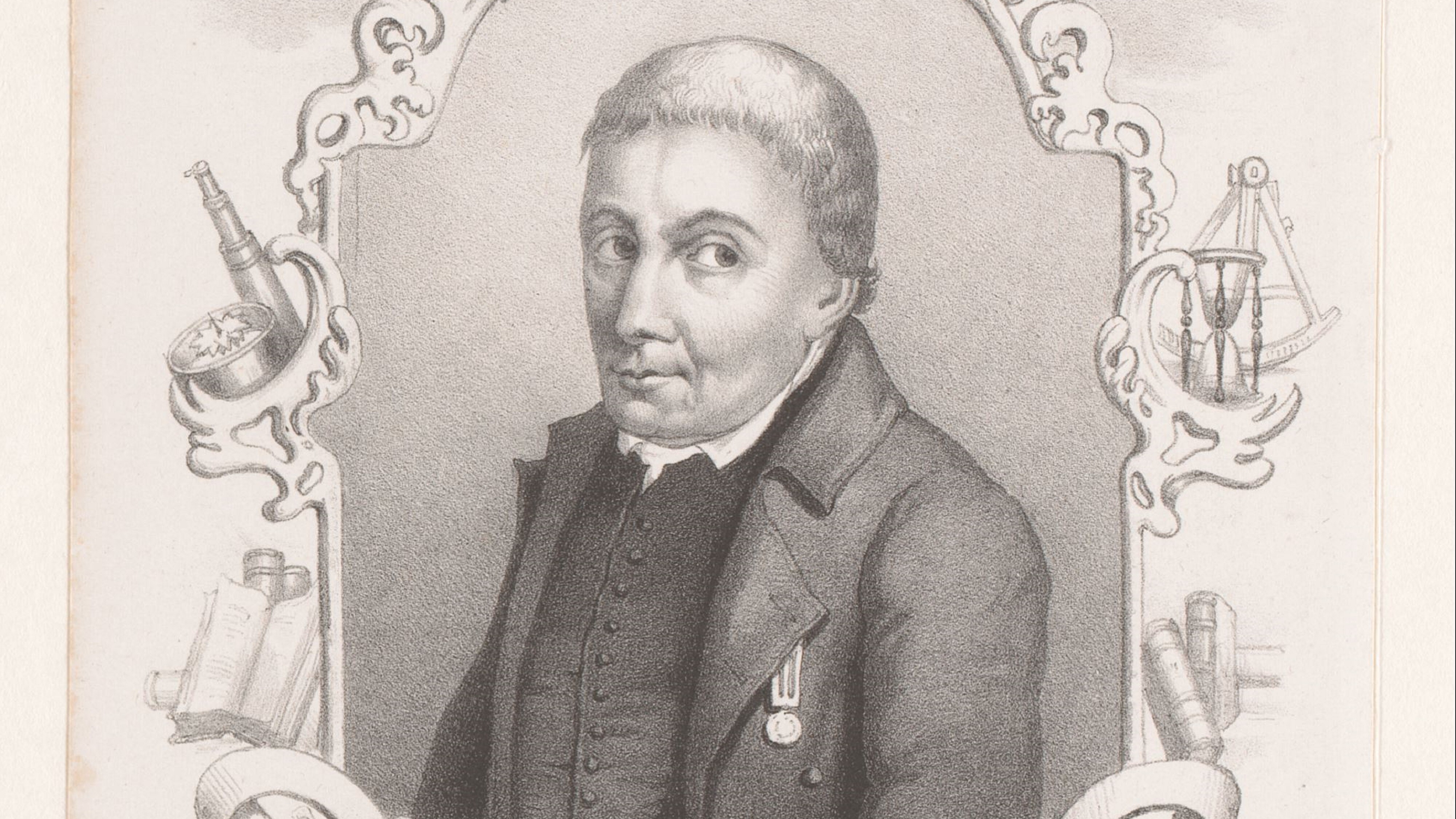 Een 19e-eeuws portret van Eise Eisinga
