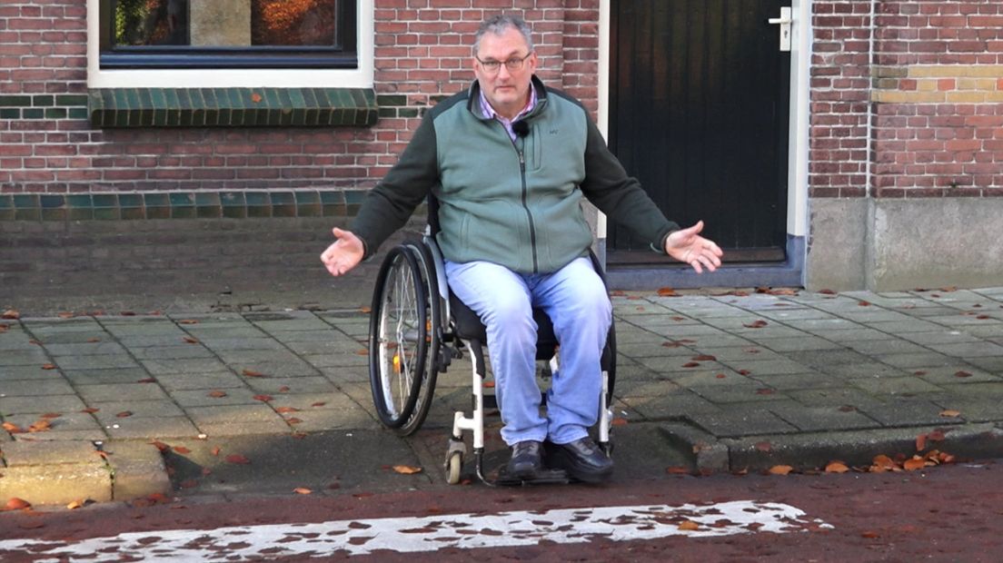Koudekerker en rolstoelgebruiker Mark Kimpel