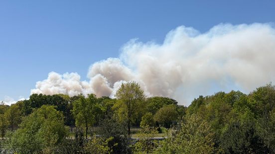 Grote natuurbrand Weerterheide ontstaan door oefening Defensie Home